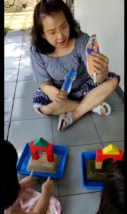 My mom is the best teacher